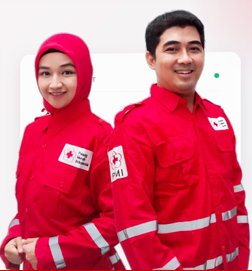 Petugas PMI Provinsi Jawa Timur